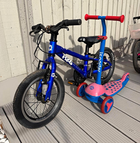 Frog kids bike 14in - 14in, blue