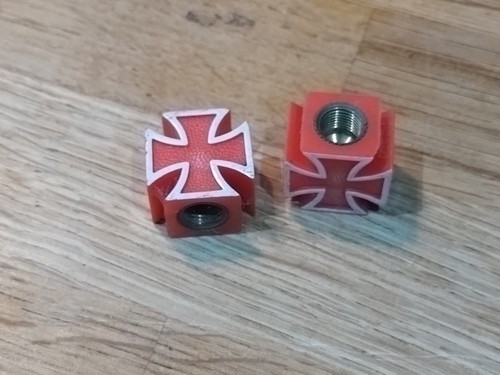 Iron cross dust caps - caps,, bmx